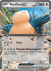 Ronflex-ex 076/180 Pokémon Évolutions Prismatiques (EV8.5)
