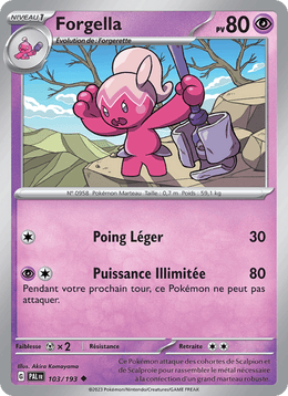 Forgella 103/279 Pokémon Évolutions à Paldea (EV02)