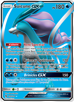 Suicune GX 200/236 — Pokémon Tonnerre Perdu (LOT)