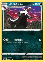 Linéon de Galar 36/80 Pokémon La Voie du Maître