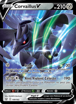 Corvaillus V 109/183 — Pokémon Styles de combat (BST)