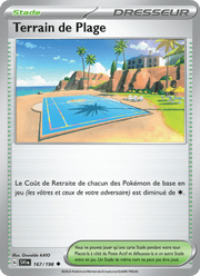 Terrain de Plage 167/258 Pokémon Écarlate et Violet (EV01)