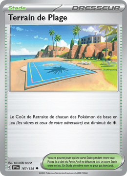 Terrain de Plage 167/258 Pokémon Écarlate et Violet (EV01)