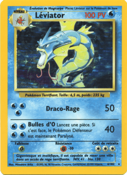 Léviator 6/102 Pokémon Set de Base (BS)