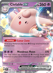 Mélodelfe-ex 082/230 — Pokémon Flammes Obsidiennes (EV03)