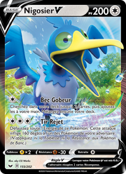 Nigosier V 155/216 Pokémon Épée et Bouclier