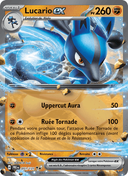 Lucario-ex 051/180 Pokémon Évolutions Prismatiques (EV8.5)