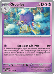 Grodrive 061/175 Pokémon Couronne Stellaire (EV07)