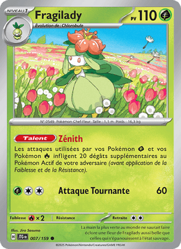 Fragilady 007/190 Pokémon Aventures Ensemble (EV09)