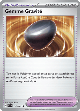 Gemme Gravité 137/175 Pokémon Couronne Stellaire (EV07)