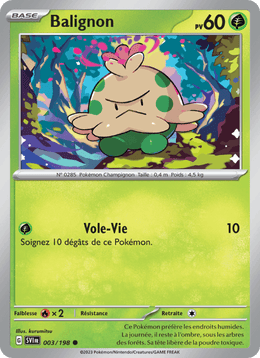 Balignon 003/258 Pokémon Écarlate et Violet (EV01)