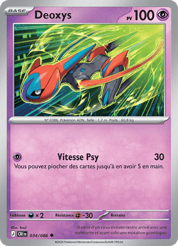 Deoxys 034/122 Pokémon Chaos Ascendant (ME04)