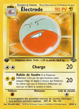 Électrode 18/64 Pokémon Jungle (JU)