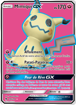 Mimiqui GX 206/236 — Pokémon Tonnerre Perdu (LOT)