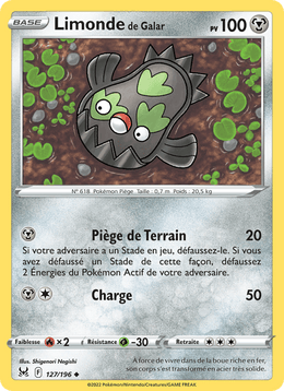 Limonde de Galar 127/217 Pokémon Origine Perdue (LOR)
