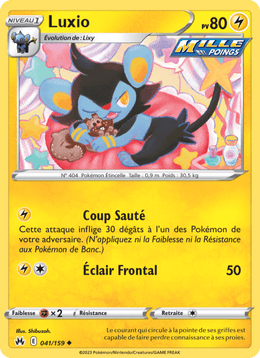 Luxio 041/160 Pokémon Zénith Suprême (CRZ)