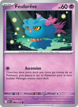 Feuforêve 085/295 Pokémon Héros Transcendants (ME2.5)