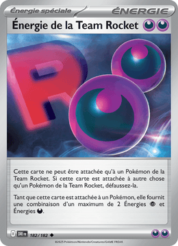 Énergie de la Team Rocket 182/244 Pokémon Rivalités Destinées (EV10)