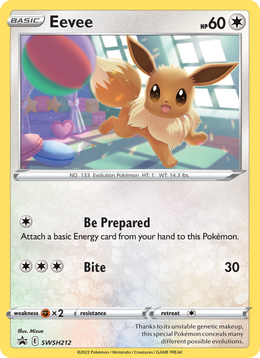 Évoli SWSH212/PROMO — Pokémon Promo Épée et Bouclier (SWSHP)