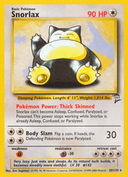 Snorlax 30/130 Pokémon Base Set 2 (B2)