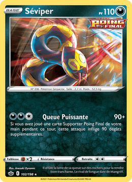 Séviper 102/233 Pokémon Règne de Glace (CRE)