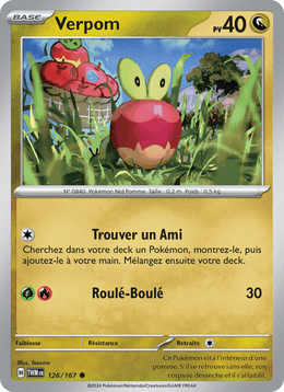 Verpom 126/226 Pokémon Mascarade Crépusculaire (EV06)