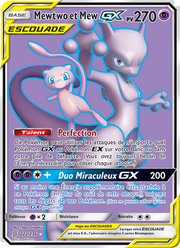 Mewtwo et Mew GX 222/258 — Pokémon Harmonie des Esprits (UNM)