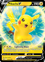 Pikachu V SWSH198/PROMO — Pokémon Promo Épée et Bouclier (SWSHP)