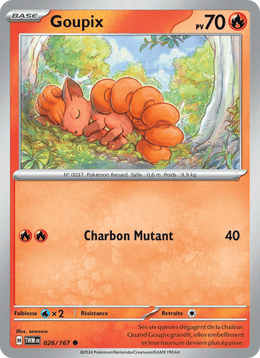 Goupix 026/226 Pokémon Mascarade Crépusculaire (EV06)