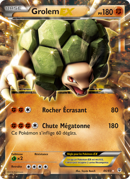 Grolem-EX 46/117 — Pokémon Générations (GEN)