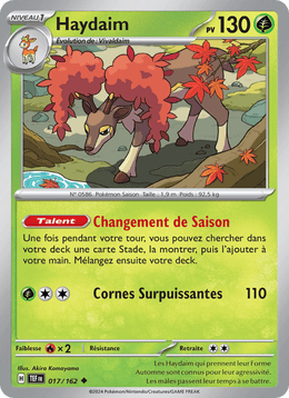 Haydaim 017/218 Pokémon Forces Temporelles (EV05)