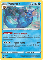 Aquali SWSH072/PROMO — Pokémon Promo Épée et Bouclier (SWSHP)