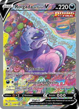 Roigada de Galar V 179/233 — Pokémon Règne de Glace (CRE)