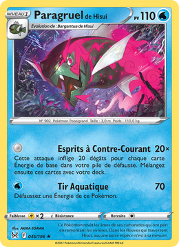 Paragruel de Hisui 045/247 — Pokémon Origine Perdue (LOR)