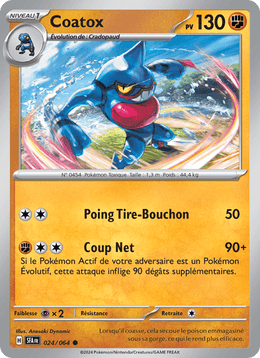 Coatox 024/99 Pokémon Fable Nébuleuse (EV6.5)