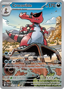 Crocorible 137/86 — Pokémon Foudre Noire (BLK)