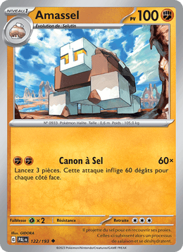 Amassel 122/279 Pokémon Évolutions à Paldea (EV02)