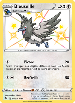 Bleuseille SV102/195 — Pokémon Destinées Radieuses (SHF)