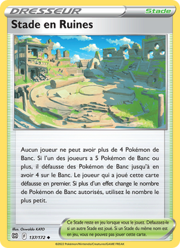 Stade en Ruines 137/216 Pokémon Stars Étincelantes