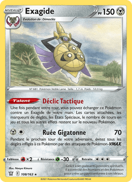 Exagide 108/183 Pokémon Styles de combat (BST)