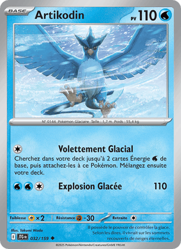 Artikodin 032/190 Pokémon Aventures Ensemble (EV09)