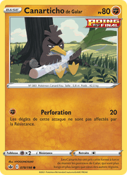Canarticho de Galar 78/233 Pokémon Règne de Glace (CRE)