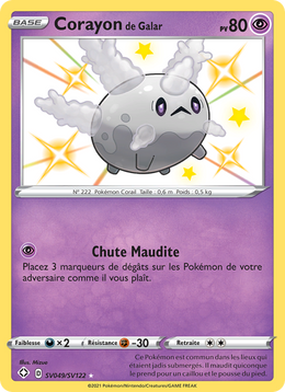 Corayon de Galar SV049/195 — Pokémon Destinées Radieuses (SHF)