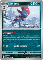 Dimoret 134/279 Pokémon Évolutions à Paldea (EV02)