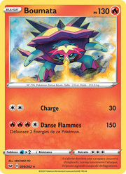 Boumata 29/216 Pokémon Épée et Bouclier