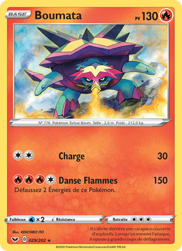 Boumata 29/216 Pokémon Épée et Bouclier