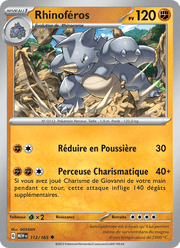 Rhinoféros 112/207 Pokémon 151 (MEW)