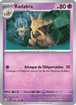 Kadabra 064/207 Pokémon 151 (MEW)