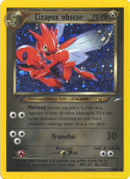 Cizayox obscur 9/113 Pokémon Neo Destiny (N4)