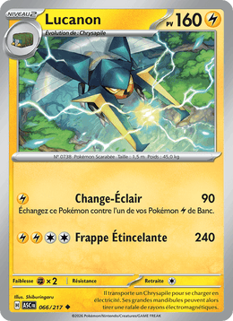 Lucanon 066/295 Pokémon Héros Transcendants (ME2.5)
